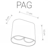 Накладной точечный светильник Nowodvorski Pag 9386 (220V)