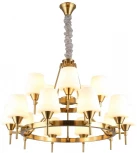 Подвесная люстра ярусная большая Aployt Lyus APL.840.03.15 (220V, на цепи)