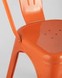 Стул Stool Group TOLIX оранжевый глянцевый УТ000001186