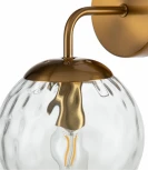 Бра настенное Cocoon V000124 (11008/1W Brass) (220V, шар)