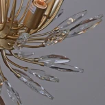 Подвесная люстра Reluce 02374-0.4-08 COPPER (220V, на цепи, свеча)