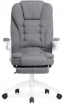 Компьютерное кресло для оператора Woodville Mitis (Пластик/Ткань, Белый/Серый) 15611