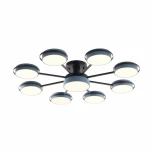 Потолочная люстра на штанге Arte Milano Ferrara 250406/8+1 Gr (LED, 220V, круглые)