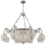 Подвесная люстра Wertmark Gloria WE322.16.203 (220V, хрусталь, на цепи)