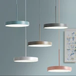 Подвесной светильник Turna One D50 Pink Imperiumloft Turna-One01 (183495-26) (LED, 220V, на проводе, круглые)