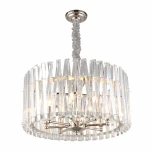 Подвесная люстра Aployt Verene APL.808.03.08 (220V, хрусталь, на цепи, свеча, круглые)
