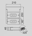 Настенный светильник уличный Oasis Light W6144S-2