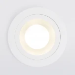 Встраиваемый точечный светильник Elektrostandard 122 MR16 серебро/белый