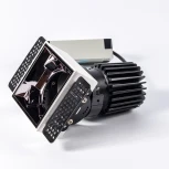 Точечный встраиваемый светодиодный светильник, квадратная рамка, жемчужно-черный отражатель Fiberli Mr1215 12130104