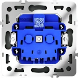 Розетка с заземлением и шторками (черный матовый) Voltum S70 VLS040208