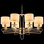 Подвесная люстра ILLUMICO IL6196-8P-17 GD (220V, на цепи)
