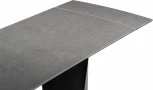 Керамический стол Готланд 160 [16625] (Готланд 160(220)х90х79 ink gray / черный) Woodville арт.588031