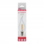 Лампочка светодиодная филаментная прозрачная свеча на ветру E14 7W Thomson Tail Candle TH-B2336