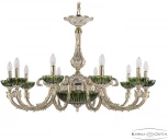 Подвесная люстра Bohemia Florence 71109P/10/300 GW P Clear-Green/H-1K