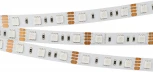 Светодиодная лента RT-B60-10mm 12V RGB (14.4 W/m, IP20, 5060, 5m) (Arlight, Открытый) 012340(2)