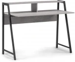 Письменный стол Notta Аларо бетон / черный матовый 542658