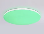 Потолочный светильник RGB круглый светодиодный с пультом и управлением смартфоном Ambrella ORBITAL FZ2002 (220V, умный дом - Алиса, Tuya Smart, Алекса, Smart Home, круглые, IP54)