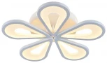Потолочная люстра Escada 10206/5LED White (ночной режим, 220V, пульт управления, цветы)