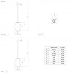 Подвесной светильник Eglo Estanys 1 390159 (220V, на проводе)
