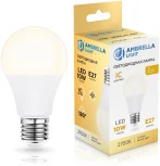 Лампа светодиодная Лон A60 10W 2700K Ambrella Bulbing 601003