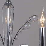 Подвесная люстра Reluce 08252-0.4-06 CR (220V, на цепи, подсвечник, свеча)