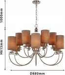 Подвесная люстра Favourite Argo 2934-12P