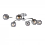 Потолочная люстра на штанге Evoluce Fasia SLE102202-06 (шарики, молекулы)