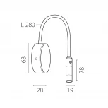Спот 3W 145LM 3000K, алюминий Lightstar Omega 200134