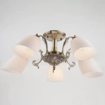 Потолочная люстра Eurosvet 22010 22010/5 античная бронза
