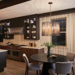 Подвесная люстра Kichler Linara QN-LINARA-6P-BK (220V, круглые)