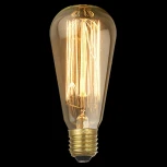Лампочка накаливания Эдисона груша E27 60W 2400-2800K Loft It Edison Bulb 1008