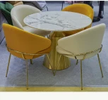 Стол Bradex Home Yoda диам.100см, керамогранит черный мрамор (RF 0653)