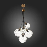 Подвесной светильник Evoluce Satturo SLE103103-06 (220V, на проводе, шарики)