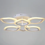 Потолочная люстра светодиодная на штанге с пультом регулировкой яркости и цветовой температуры Reluce 02302-0.3-3+3 WH