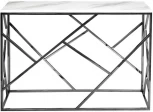 Консольный стол Garda Decor GY-CST2051214BLSM (Хром/Белый мрамор)