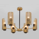 Потолочная люстра на штанге Eurosvet Grino 70139/6 латунь (220V)