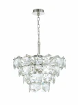 Подвесная люстра каскадная Simple Story 1098 1098-6PL (220V, хрусталь, на цепи)