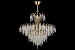 Подвесная люстра Arti Lampadari Erli E 1.5.60.105 GB (220V, хрусталь, на цепи)