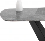 Стол обеденный Stool Group Аврора 160*90 керамика черная УТ000036908