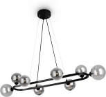 Подвесной светильник Freya Globos FR5222PL-08B (220V, на тросе, шарики, молекулы)