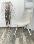 Обеденный стул M-City ELVIS WZ2042-18 белая галька/ белый каркас
