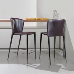 Стул полубарный Albert, кожа коричневый Top Concept ALBERT 2000000000183