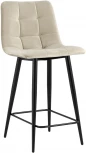 Стул полубарный Stool Group Джанго велюр бежевый высота сиденья 60 см УТ000035297