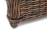 Диван двухместный плетенный из ротанга, цвет коричневый 4SIS Равенна YH-C2104W brown