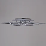 Потолочная люстра светодиодная на штанге с пультом Reluce 09826-3.3-4+4C CR (RGB) (220V)