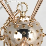 Подвесная люстра Lussole Shelby LSP-8385 (220V, на цепи, шар, IP21)