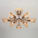 Потолочная люстра Eurosvet Klark 70056/8 черный (220V)