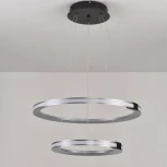 Подвесной светильник iLedex Vision 9225-6+4SD GR+BK (220V, на тросе)