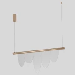 Подвесной светильник Crystal Lux VALENTIN SP22W LED GOLD (220V, на тросе)