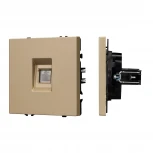 Механизм компьютерной розетки SCT-NOBE-MPC1-SFPL-GD (RJ-45, CAT6) (Arlight) 054306